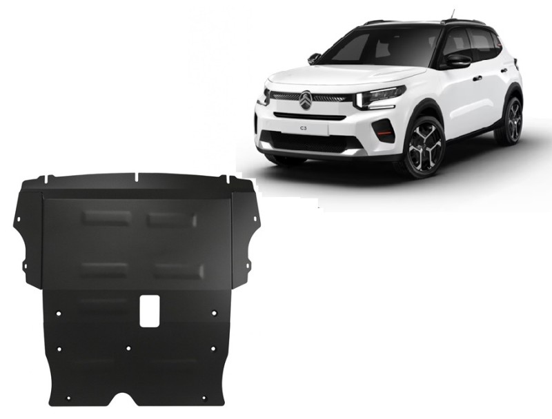 Stahl Unterfahrschutz für Motor Citroen C3 (2024-2026)