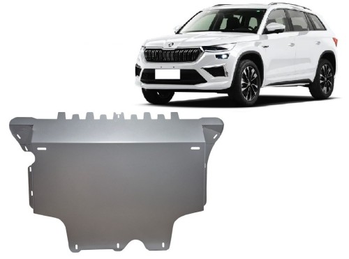 Aluminium Unterfahrschutz für Motor Skoda Kodiaq (2024-2026)