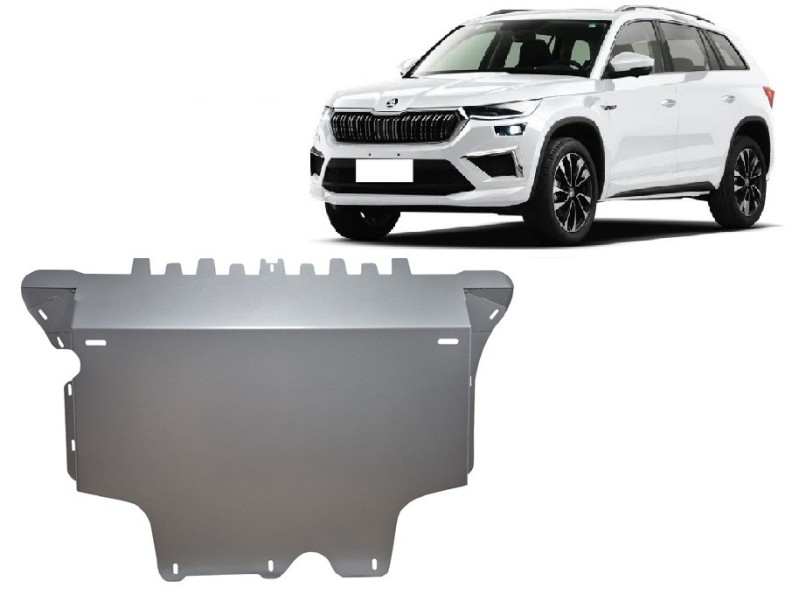 Aluminium Unterfahrschutz für Motor Skoda Kodiaq (2024-2026)