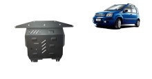 Stahl Unterfahrschutz für Motor Fiat Panda (2003-2012)