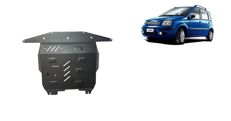 Stahl Unterfahrschutz für Motor Fiat Panda (2003-2012)