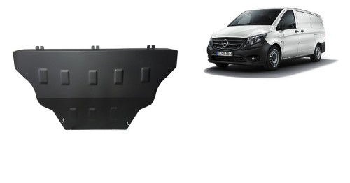 Stahl Unterfahrschutz für Motor Mercedes V-Class W447, 4x2, 1.6 D (2014-2026)