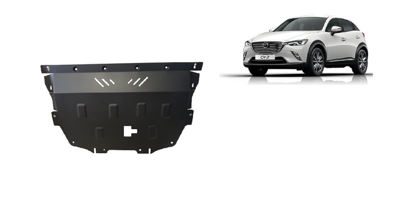 Stahl Unterfahrschutz für Motor Mazda CX3 (2015-2026)