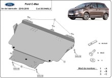 Aluminium Unterfahrschutz für Motor Ford C-Max (2010-2019)