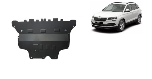Stahl Unterfahrschutz für Motor Skoda Karoq - Schaltgetriebe (2016-2026)