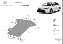 Aluminium Unterfahrschutz für Katalysator Toyota Corolla (2019-2026)