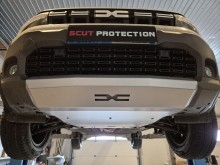 Aluminium Unterfahrschutz für Motor Dacia Duster- 4x2 (2024-2026)
