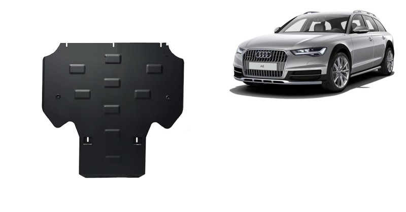 Stahl Unterfahrschutz für Getriebe Audi Allroad A6 (2011-2018)