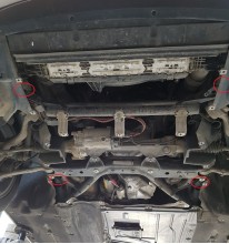 Stahl Unterfahrschutz für Motor BMW Seria 1 F20/F21 (2011-2018)