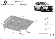 Stahl Unterfahrschutz für Motor BMW X1 F48 (2015-2022)