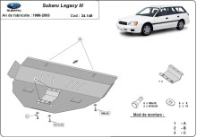 Stahl Unterfahrschutz für Motor Subaru Legacy III (1998-2003)