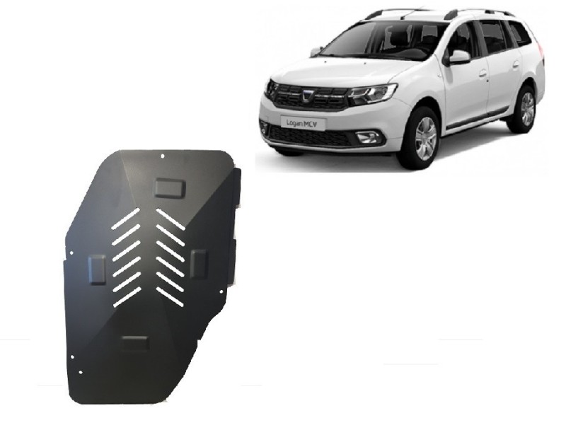 Stahl Unterfahrschutz für Kraftstofftank Dacia Logan II (2012-2020)
