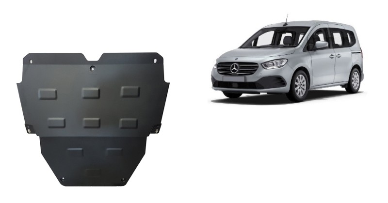 Stahl Unterfahrschutz für Motor Mercedes EQT (2023-2026)