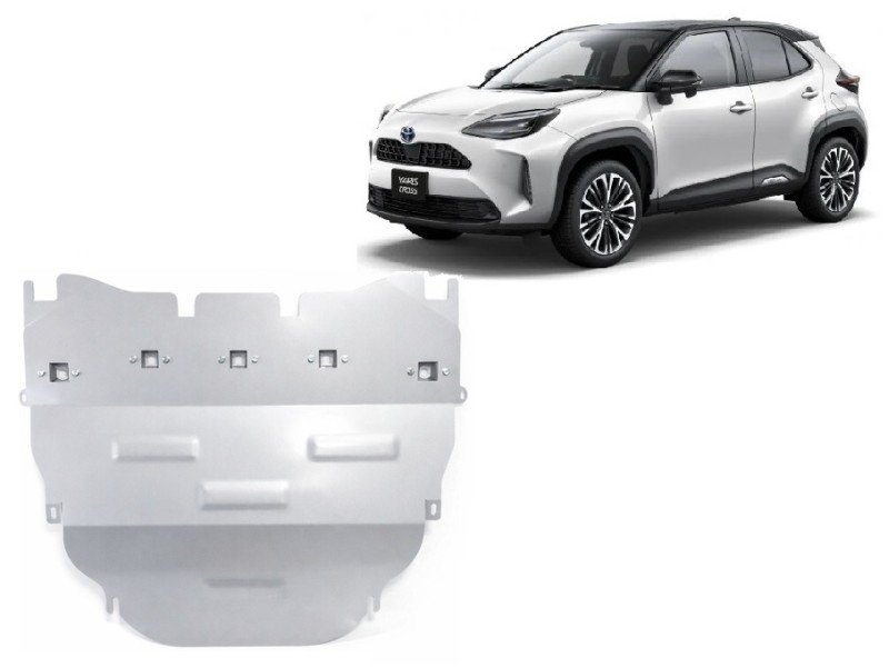 Aluminium Unterfahrschutz für Motor Toyota Yaris Cross (2021-2026)