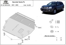 Stahl Unterfahrschutz für Motor Hyundai Santa Fe (2001-2006)