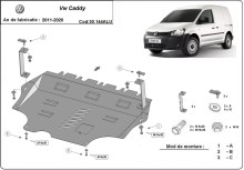 Aluminium Unterfahrschutz für Motor Volkswagen Caddy (2011-2020)