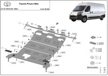 Stalowa Osłona pod silnik Toyota Proace Max (2024-2026) EAN