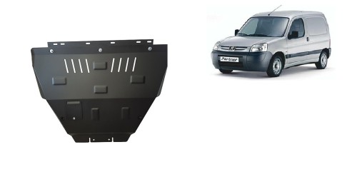 Stahl Unterfahrschutz für Motor Peugeot Partner (1996-2008)