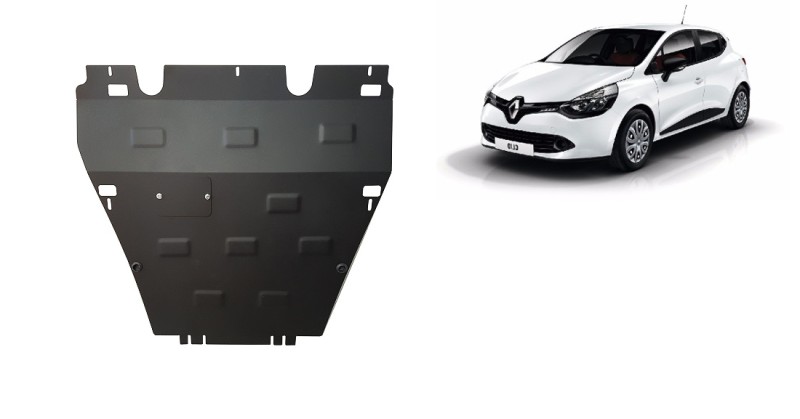 Stahl Unterfahrschutz für Motor, Getriebe Renault Clio 4 (2012-2019)