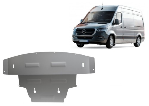 Aluminium Unterfahrschutz für Motor Mercedes Sprinter (2018-2026)