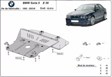 Stahl Unterfahrschutz für Motor BMW Seria5 E39 (1995-2003)