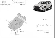 Stahl Unterfahrschutz für Differentialschutz Toyota RAV 4 (2018-2026)