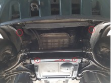 Stahl Unterfahrschutz für Getriebe Mercedes ML W163 (1998-2005)