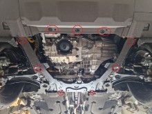 Stahl Unterfahrschutz für Motor Dacia Duster 4x2 (2024-2026)