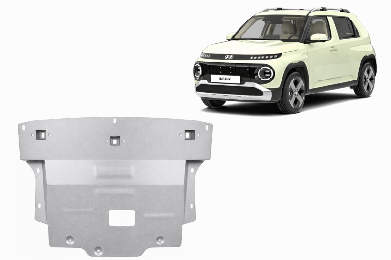 Aluminium Unterfahrschutz für Motor Hyundai Inster (2024-2026)