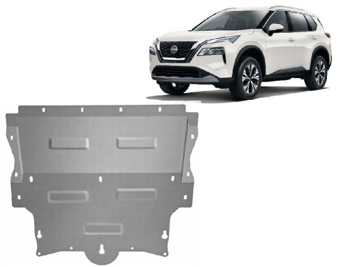 Aluminium Unterfahrschutz für Motor Nissan X-Trail (2021-2026)