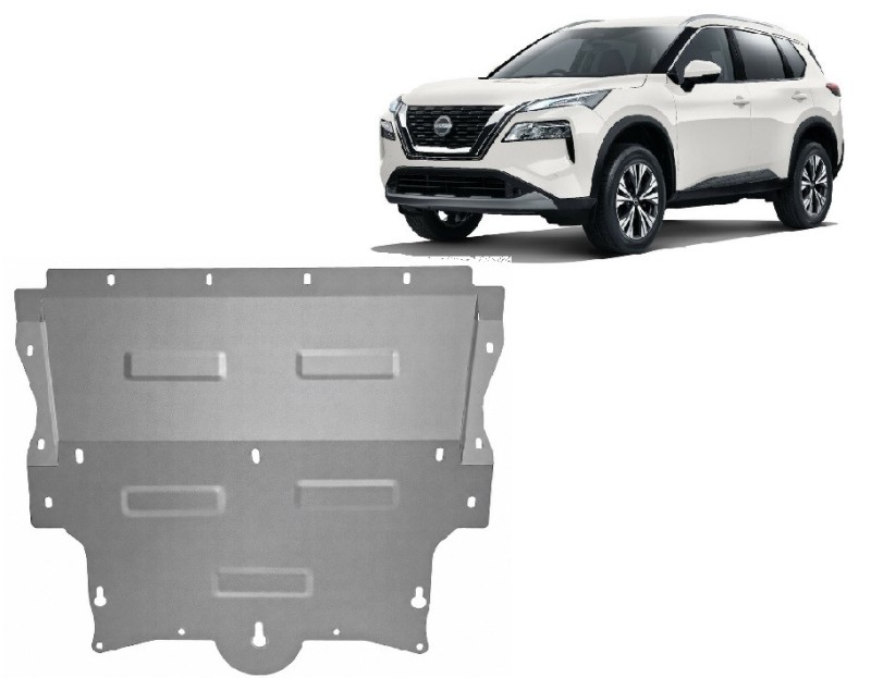 Aluminium Unterfahrschutz für Motor Nissan X-Trail (2021-2026)