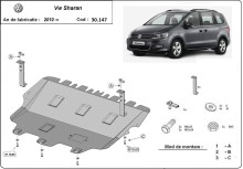 Stalowa Osłona pod silnik Volkswagen Sharan (2010-2022) EAN