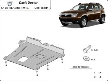 Stahl Unterfahrschutz für Motor Dacia Duster (2010-2017)