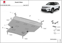 Aluminium Unterfahrschutz für Motor Suzuki Vitara (2023-2026)