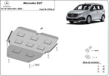Aluminium Unterfahrschutz für Motor Mercedes EQT (2023-2026)