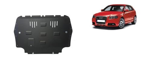 Stahl Unterfahrschutz für Motor, Getriebe Audi A3 (2008-2012)