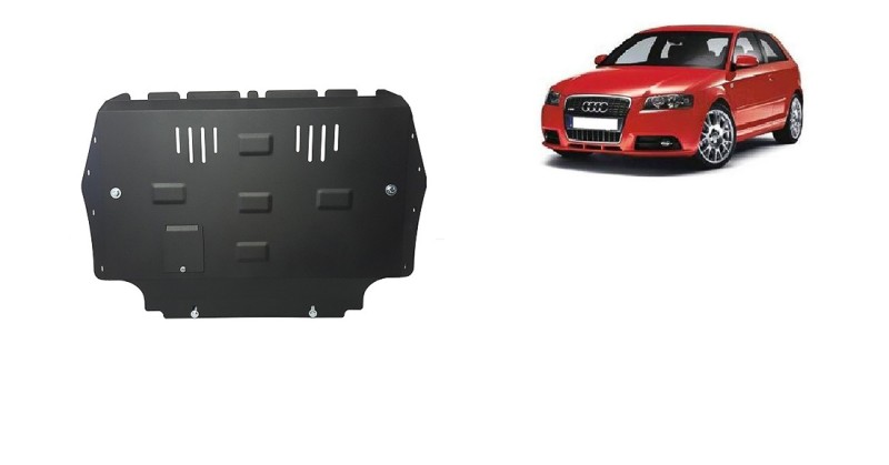 Stahl Unterfahrschutz für Motor, Getriebe Audi A3 (2008-2012)