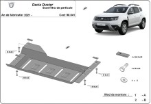 Stahl Unterfahrschutz für Dacia Duster (2021-2024)