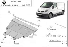 Stahl Unterfahrschutz für Motor Renault Trafic (2011-2014)