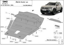Aluminium Unterfahrschutz für Motor Dacia Duster (2024-2026)