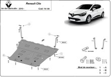 Stahl Unterfahrschutz für Motor Renault Clio 5 (2019-2025)