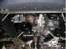 Stahl Unterfahrschutz für Motor Opel Corsa D (2006-2014)