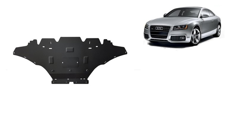 Stahl Unterfahrschutz für Motor Audi A5 benzin (2008-2016)