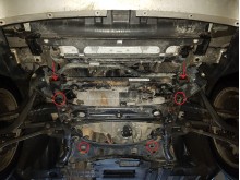 Stahl Unterfahrschutz für Motor BMW X4 (2014-2018)