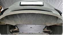 Stahl Unterfahrschutz für Frontmotor Elektromotor Tesla Y AWD (2020-2023)