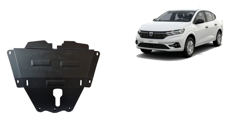 Stahl Unterfahrschutz für Motor Dacia Logan (2021-2026)