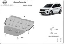 Aluminium Unterfahrschutz für Motor Nissan Townstar (2021-2026)