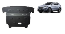 Stahl Unterfahrschutz für Motor Hyundai Santa Fe (2012-2018)