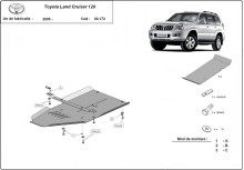 Aluminium Unterfahrschutz für Getriebe Toyota Land Cruiser (2002-2009)