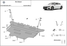 Aluminium Unterfahrschutz für Motor Volkswagen ARTEON (2017-2026)